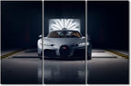 TUMOVO Car Poster Decor Canvas Prints Gray Sports Car In the Dim Light Wall Art Paintings Speedy Car Posters Stretched Pictures for Living Room Modern Home Decor Framed Wall Art Decorations 42"Wx28"H