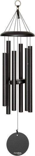 Corinthian Bells by Wind River - 30 inch Black Wind Chime for Patio, Backyard, Garden, and Outdoor Decor (Aluminum Chime) Made in The USA