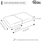 Easy-Going Stretch Individual Couch Cushion Cover Sofa Seat Furniture Protector - Image 2
