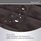 Easy-Going Reversible Couch Cover, 2 Cushion Sofa, Chocolate/Ivory | Loveseat - Image 4