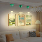 Battery Operated Spotlight, Cordless Plant Tree Spot Lights Indoor, LED Dimmable Accent Up Light, Stick on Display Lighting for Picture Dartboard Painting Artwork Sculpture