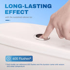 Vacplus Toilet Bowl Cleaners - 6 Pack, Krazy Clean Automatic Long-Lasting Toilet Cleaner Bottles, Easy-to-Use & Powerful Cleaning