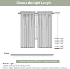 Sheer Curtains 54 Inch Length 2 Panels Set, Royal Blue Clear Sheer Short - Image 7