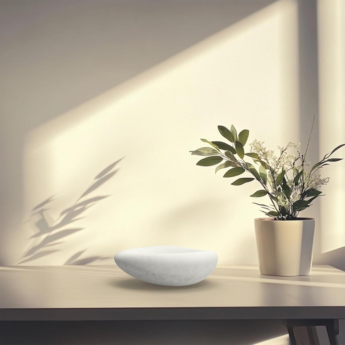 6.3 Inch Concrete Bowl, Modern Decorative Home Decor, Jewelry Tray, Asymmetrical Concrete Organic Bowl, Minimalist Tray
