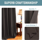 H.VERSAILTEX Blackout Curtain for Living Room Small Window Kitchen Blackout - Image 3