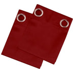 Blackout Curtains 52 x 120 Inch Long Red Curtains Set of 2 Panels Room - Image 9