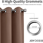 Joydeco Blackout Curtains 108 Inch Length 2 Panels Set, Thermal Insulated Long - Image 2