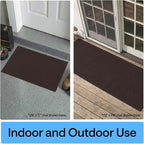 GORILLA GRIP® Ultra Absorbent Front Door Mat Outside Entrance 35x23, Traps Dirt - Image 10