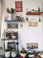 Welcome to Our Beautiful Chaos Sign, Farmhouse Wood Sign, Home and Living Room Decor Housewarming Gift Spring Home Decor (Beautiful Chaos) 6x16 Inch