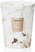 M&SENSE Santal Scented Candles for Home, 3-Wick Highly Scented Jar Candles, Extra Large Candle 35 Oz 150 Hours Long Lasting Burning, Relaxing Aromatherapy Candle for Stress Relief, Meditation
