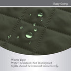 Easy-Going Reversible Couch Cover, Recliner 19 in, Army Green/Beige | Machine - Image 3