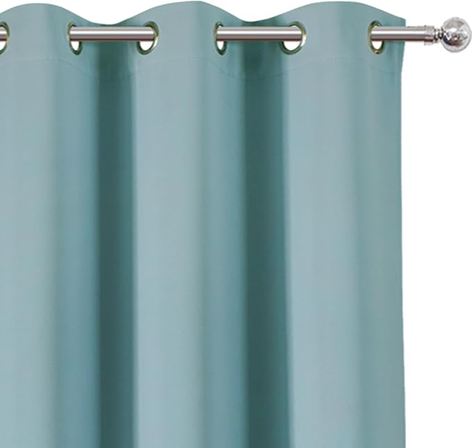 Stone Blue Thermal Blackout Curtains/42 x 72 Inch/Set of 2 Panels Room - Image 7