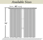 Simplebrand Ava Sage Green Blackout Curtains - Image 9