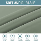H.VERSAILTEX Blackout Patio Curtains 100 x 108 Inches - Image 4