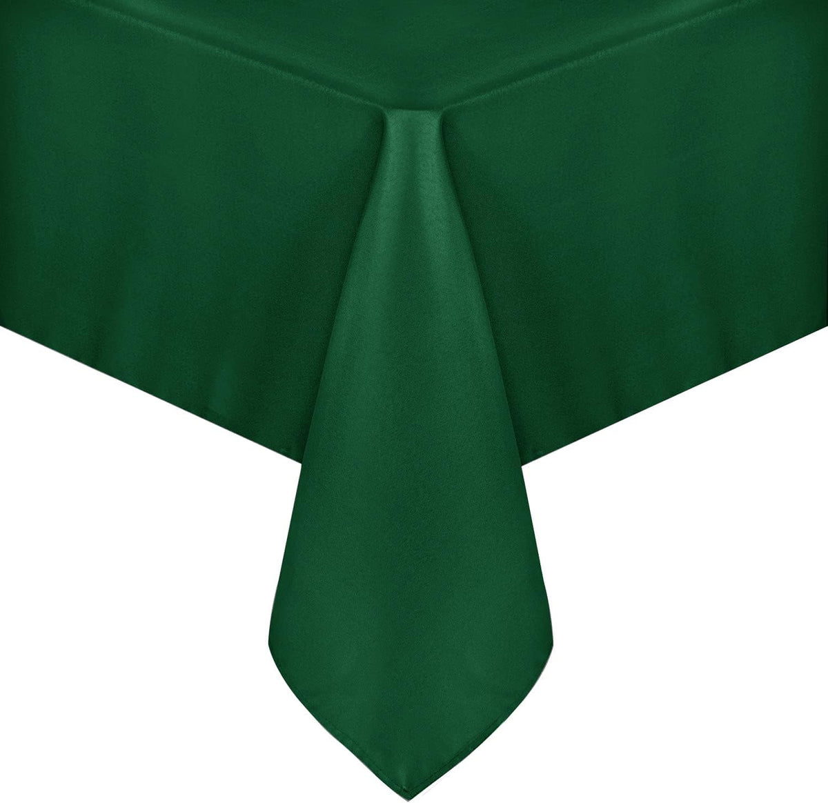 sancua Rectangle Tablecloth - 60 x 120 Inch - Stain and Wrinkle Resistant Washable Polyester Table Cloth, Decorative Fabric Table Cover for Dining Tables, Buffet Parties and Christmas, Hunter Green