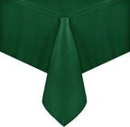 sancua Rectangle Tablecloth - 90 x 156 Inch - Stain and Wrinkle Resistant Washable Polyester Table Cloth, Decorative Fabric Table Cover for Dining Tables, Buffet Parties and Christmas, Hunter Green