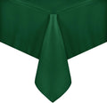 sancua Rectangle Tablecloth - 54 x 78 Inch - Stain and Wrinkle Resistant Washable Polyester Table Cloth, Decorative Fabric Table Cover for Dining Tables, Buffet Parties and Christmas, Hunter Green