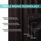 NICETOWN Blackout Curtains 80 inches Long, 2 Pieces, Full Light Blocking Drapes - Image 5