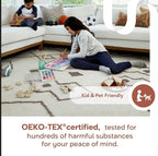 nuLOOM Nia White Geometric Washable Runner Rug - Image 6