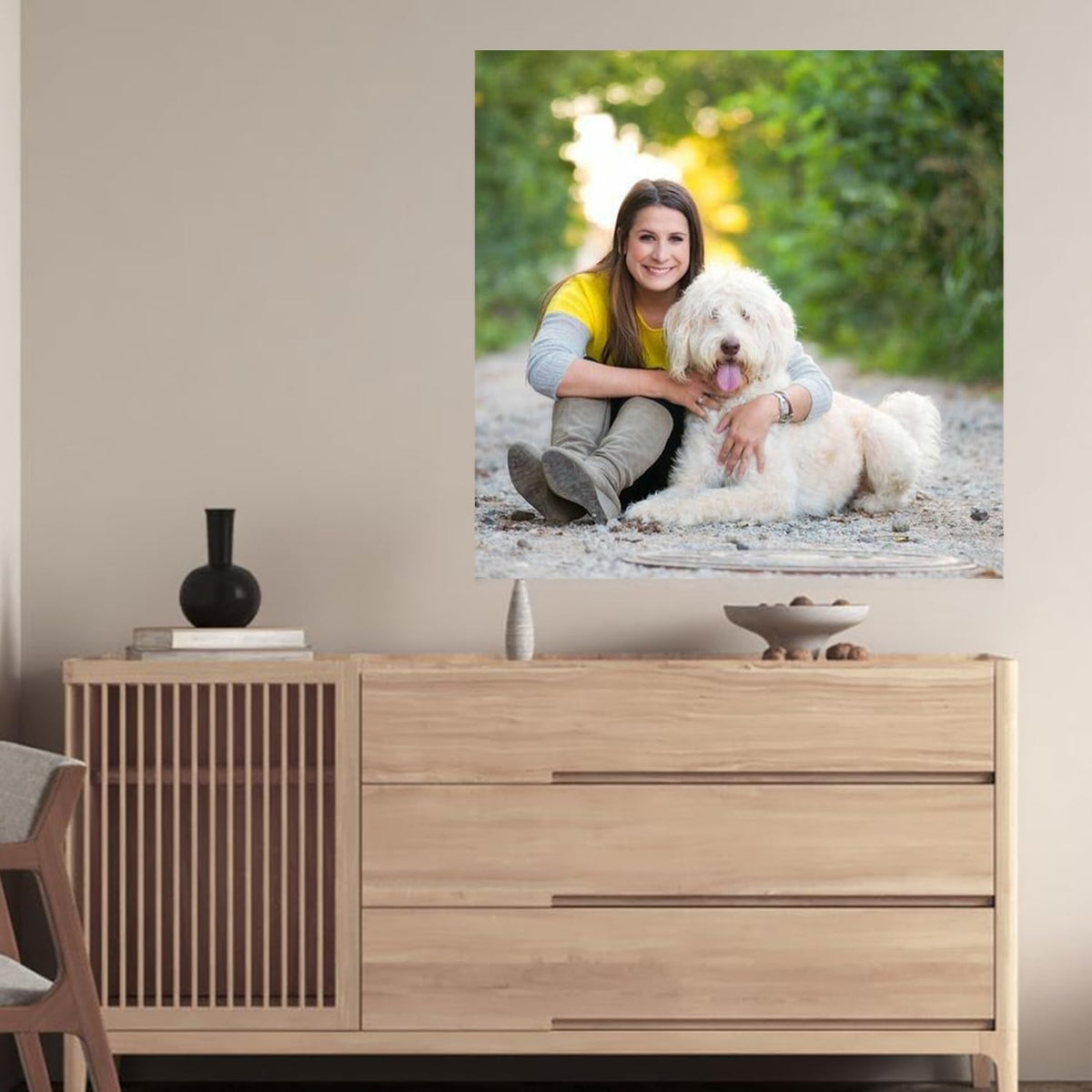 Personalized Custom 30''x30'' Canvas Prints with Your Photo/your Image Large Wallart Wall Decor for Bedroom Dining room Living room Children's room(Unframed)