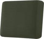 H.VERSAILTEX Super Stretch Individual Seat Cushion Covers Sofa Covers Couch Cushion Covers Slipcover Sets Thick Jacquard Textured Twill Fabric (1 Piece Chair Cushion Cover, Olive)