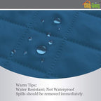 Easy-Going Reversible Couch Cover, Small Chair, Peacockblue/Beige | Machine - Image 4