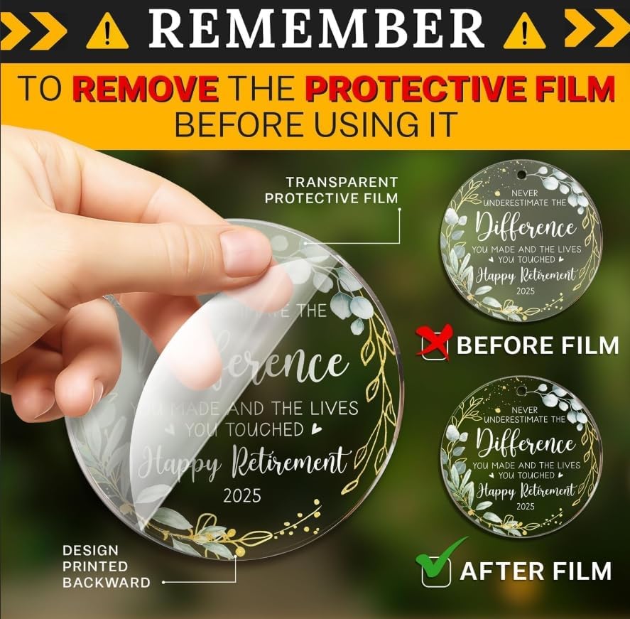 Always in My Mind Personalized Custom Photo Acrylic Ornament – Heartfelt Gift for Loss of Loved Ones, Christmas Home Decoration