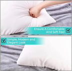 QUBA LINEN Throw Pillow Inserts, 14x14 Inches - Image 3
