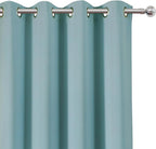 Stone Blue Thermal Blackout Curtains/52 x 72 Inch/Set of 2 Panels Room - Image 6