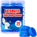 coldchill Toilet Bowl Cleaners 20 PACK, Long-Lasting Toilet Bowl Cleaner Tablets with Sustained-Release Technology Against Tough Stains, Automatic Toilet Cleaner for Deodorizing & Descaling