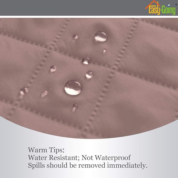 Easy-Going Reversible Couch Cover, Recliner 19 in, Water Resistant Furniture Mat - Image 3