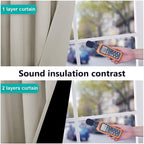 NICETOWN 100% Blackout Curtains 57 inches Long, Double-Deck Completely Blackout - Image 4