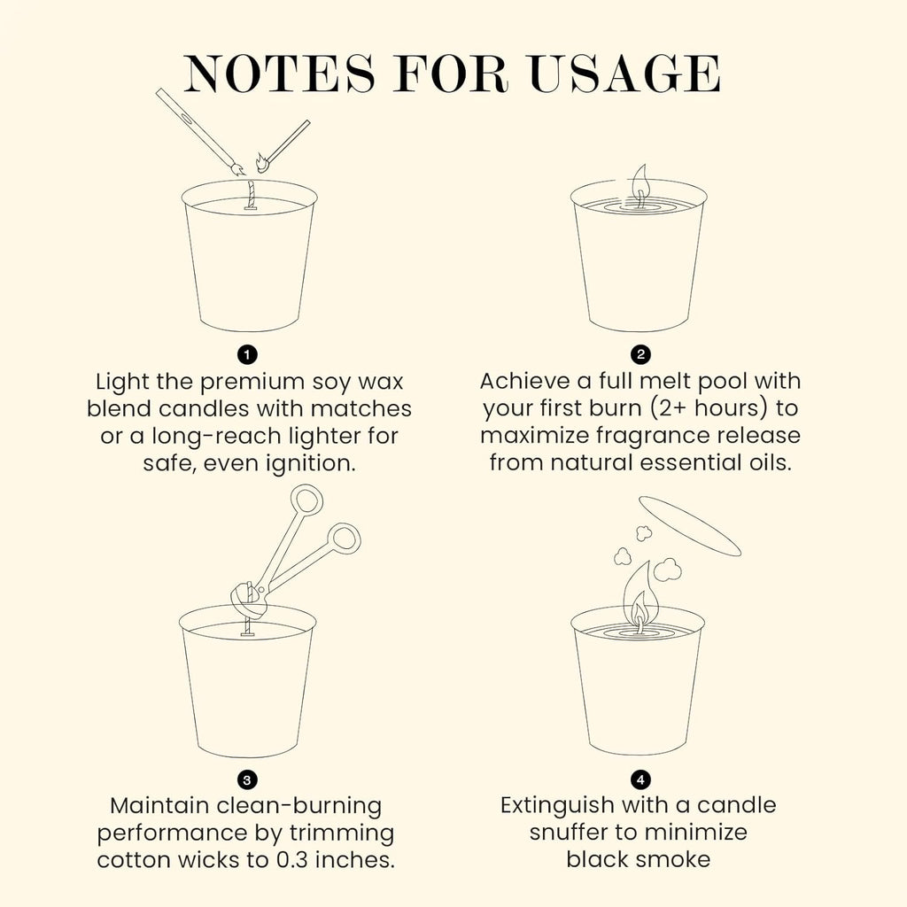 M&SENSE Natural Soy Candle| Vanilla Sandalwood | 16.6 oz, 95H Burn | Minimalist Scented Candle for Relaxation, Gifting, Home Décor | for Bedroom, Office, Party Large