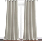 NICETOWN Natural Room Darkening Curtains 102" Long - Image 2