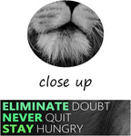 Inspirational Canvas Wall Art Animal Lion Positive Motivational Poster Canvas Painting Wall Art Framed Artwork Prints Picture for Living Room Office Gym [40''Wx 30''H]