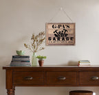 Rustic Wood Sign - Father's Day & Grandpa's Gift - Decor Hanging Wall Art - 'If He Can't Fix It...'