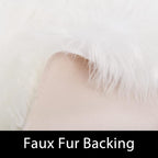 Latepis 2x6 White Runner Faux Fur Sheepskin Rug - Image 3