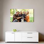 Custom Canvas Prints with Your Photos - Personalized Pictures Print, Customized Photo Gifts, Wall Art Poster Canvas Printing for Wedding, Family, Baby, Pets, Home Office Decor, Wrapped Frame 36x20