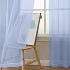 Sheer Curtains 90 inches Long 2 Panels Set - Image 5