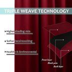NICETOWN Truly Blackout Drapes for Living Room, Heavy-Duty Full Light Shading - Image 6