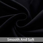 Yakamok Room Darkening Curtains 52x84 inch Length Black-Living Room | 2 panels - Image 5
