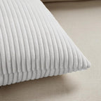 Fancy Homi 2 Packs White Lumbar Decorative Throw Pillow Covers 14x24 Inch - Image 5