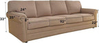 Easy-Going Stretch 4 Seater Oversized Sofa Couch Cover Silver Gray | 1-Piece - Image 5