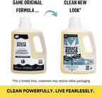 Molly's Suds Liquid Laundry Detergent | Clean Laundry Detergent Soap for Sensitive Skin | 2x Concentrated, High Efficiency (HE) (Unscented - 200 Loads)