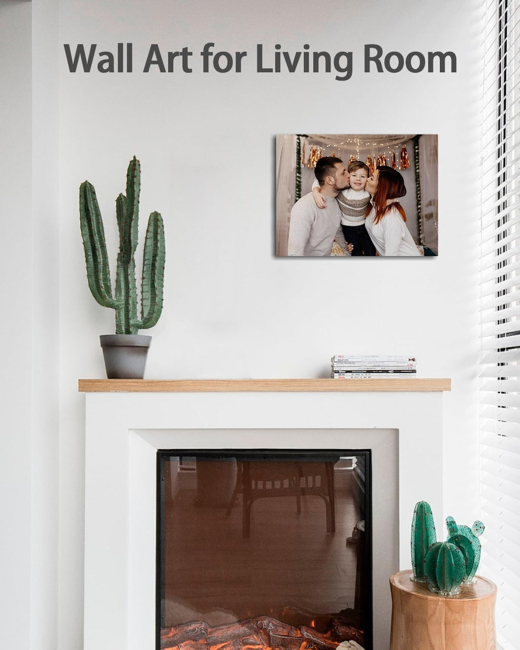 AbcCustomize Canvas Prints with Your Photos, Personalized Photo To Canvas Print for Bedroom, Living Room, Farmhouse Office Decor,Custom Canvas Wall Art for Gifts & Keepsakes, Ready to Hang