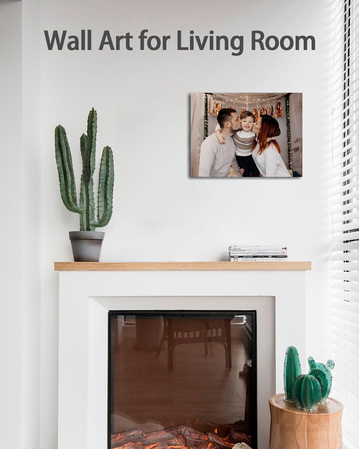 AbcCustomize Canvas Prints with Your Photos, Personalized Photo To Canvas Print for Bedroom, Living Room, Farmhouse Office Decor,Custom Canvas Wall Art for Gifts & Keepsakes, Ready to Hang
