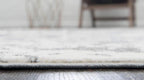 Unique Loom Rosso Collection Vintage, Geometric, Bohemian, Traditional, Distressed, Southwestern Area Rug, 2' 0" x 6' 0", Light Gray/Ivory