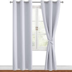 Blackout Curtains for Bedroom, 2 Panels, Window Curtains for Living Room by Hiasan