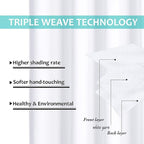 NICETOWN 100% Blackout Window Curtain Panels, Full Light Blocking Drapes - Image 6