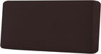 H.VERSAILTEX Super Stretch Individual Seat Cushion Covers Sofa Covers Couch Cushion Covers Slipcover Sets Thick Jacquard Textured Twill Fabric (1 Piece Sofa Cushion Cover, Chocolate)